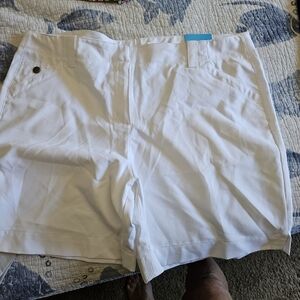 PGA Tour Women's Classic White Shorts
